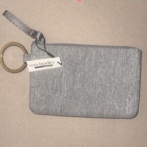 Vera Bradley Textured Gray Coin Purse